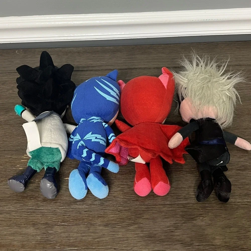 PJ Masks Plush Set Owlette Catboy Romeo Luna Soft‎ Stuffed Animals Toys